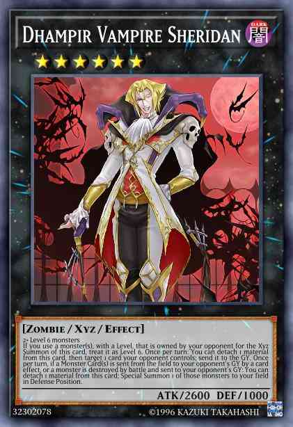Dhampir Vampire Sheridan - DASA-EN007 - Secret Rare - 1st Edition