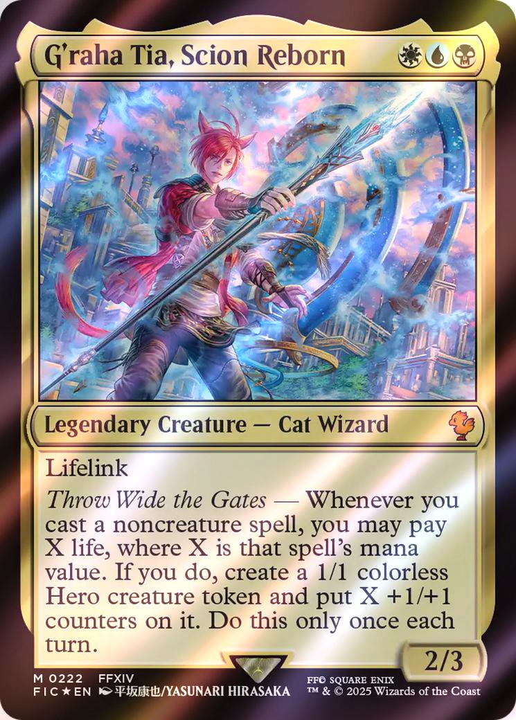 G'raha Tia, Scion Reborn [222] [FINAL FANTASY: Commander] [Surge Foil]