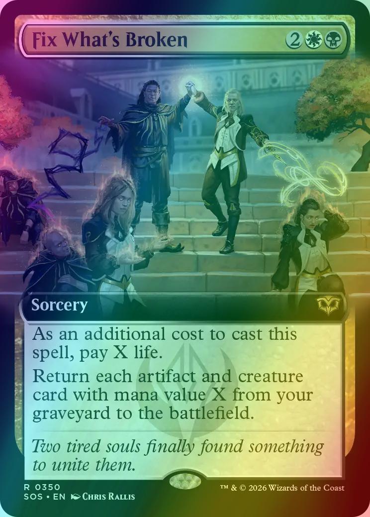 Fix What's Broken [350] [Extended Art] [Secrets of Strixhaven] [Foil]
