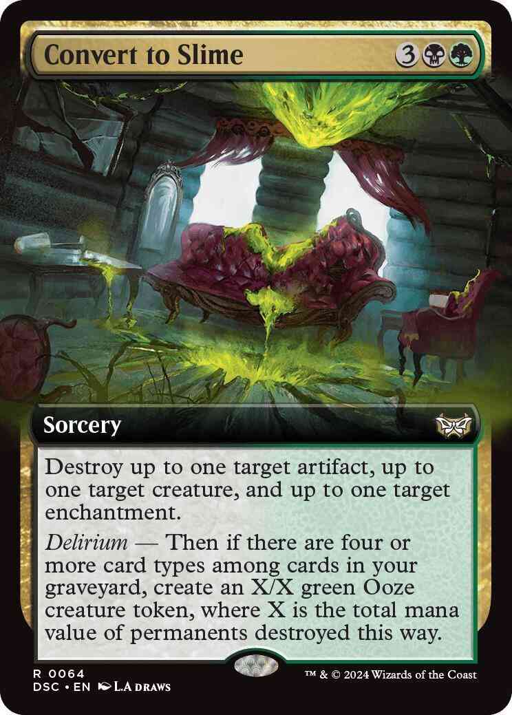 Convert to Slime [64] [Extended Art] [Duskmourn: House of Horror: Commander] [Non-Foil]