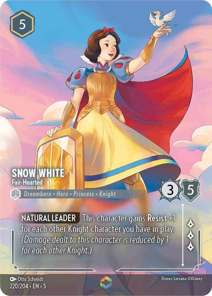 Snow White - Fair-Hearted (Enchanted) - 220/204 [Shimmering Skies] [Holofoil]