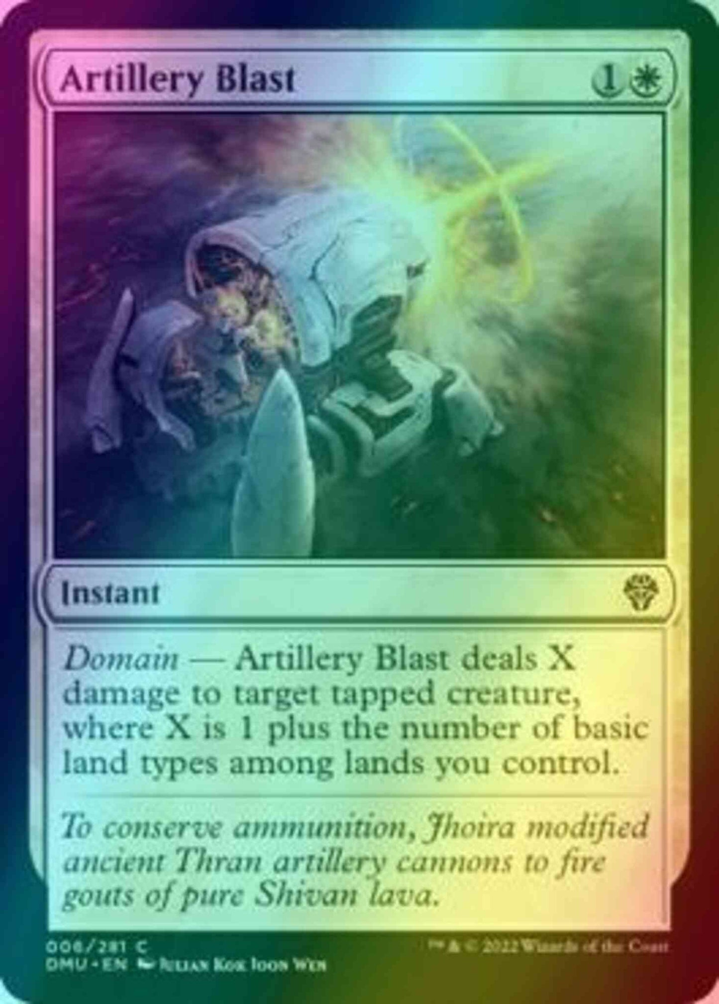Artillery Blast [6] [Dominaria United] [Foil]