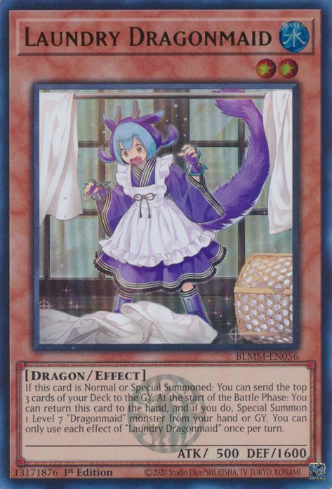 Laundry Dragonmaid - BLMM-EN056 - Ultra Rare - 1st Edition
