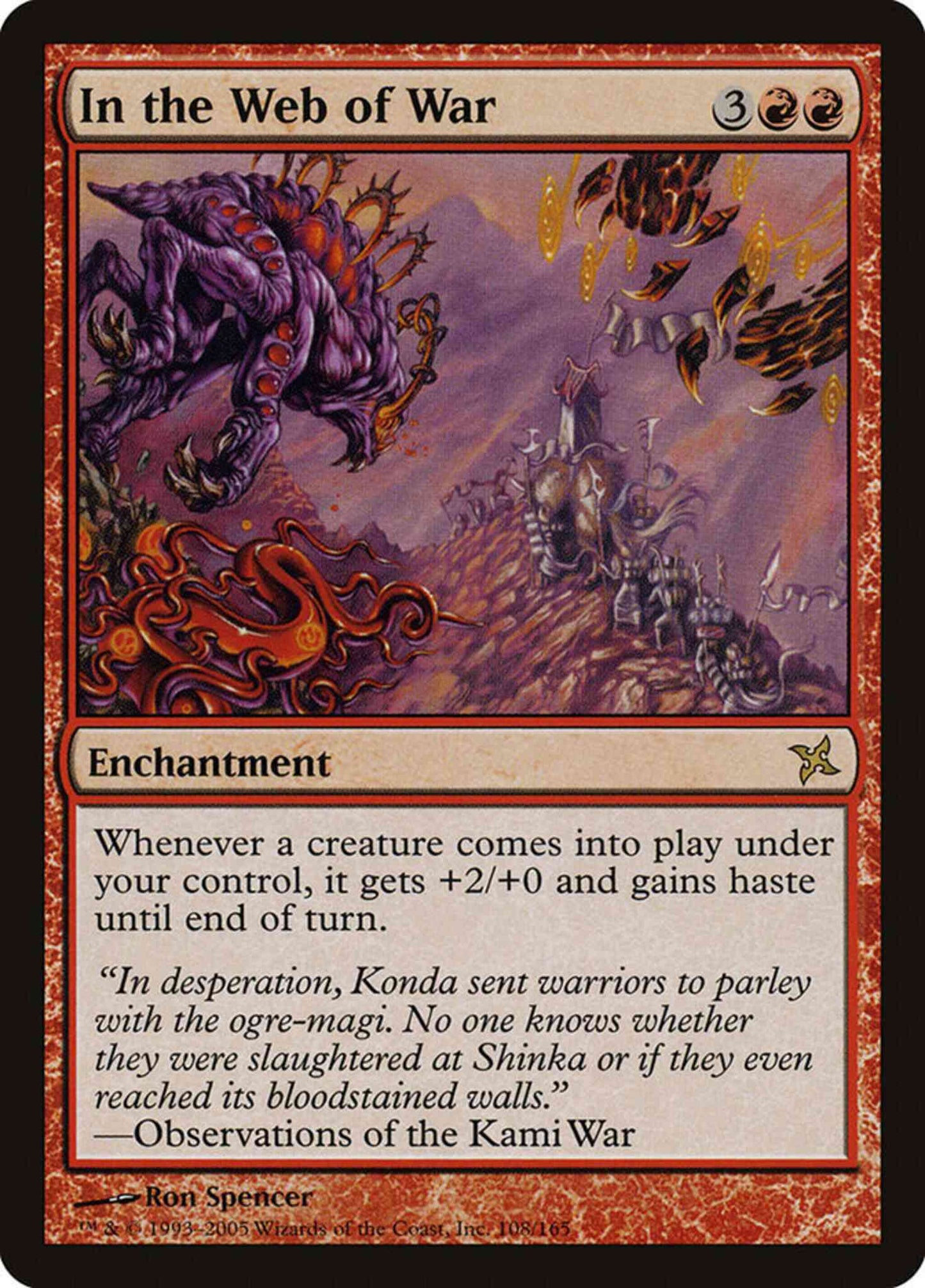 In the Web of War [108] [Betrayers of Kamigawa] [Non-Foil]