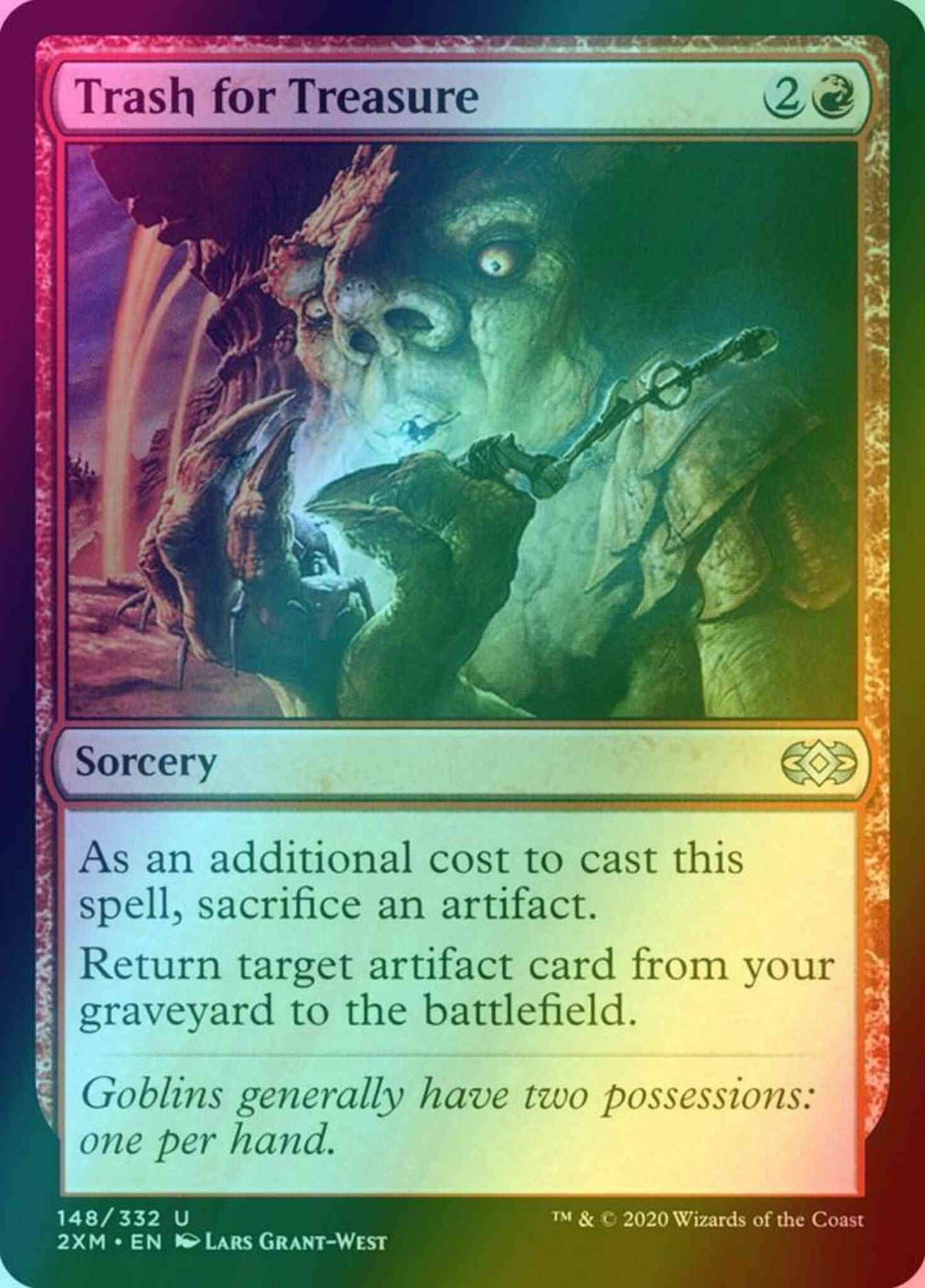 Trash for Treasure [148] [Double Masters] [Foil]