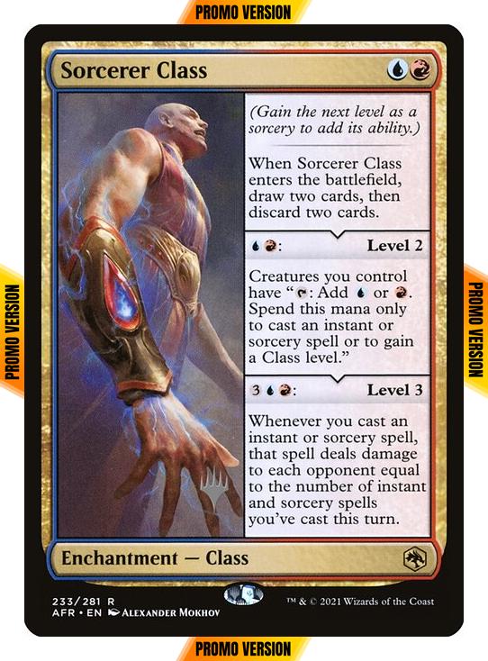 Sorcerer Class [Promo Pack] [233p] [Adventures in the Forgotten Realms Promos] [Non-Foil]