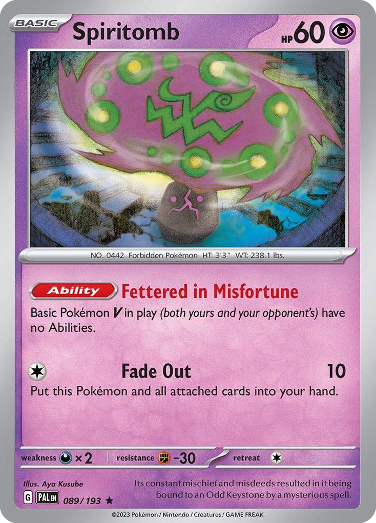 Spiritomb - 089/193 - Rare [sv02-089] [Holo]