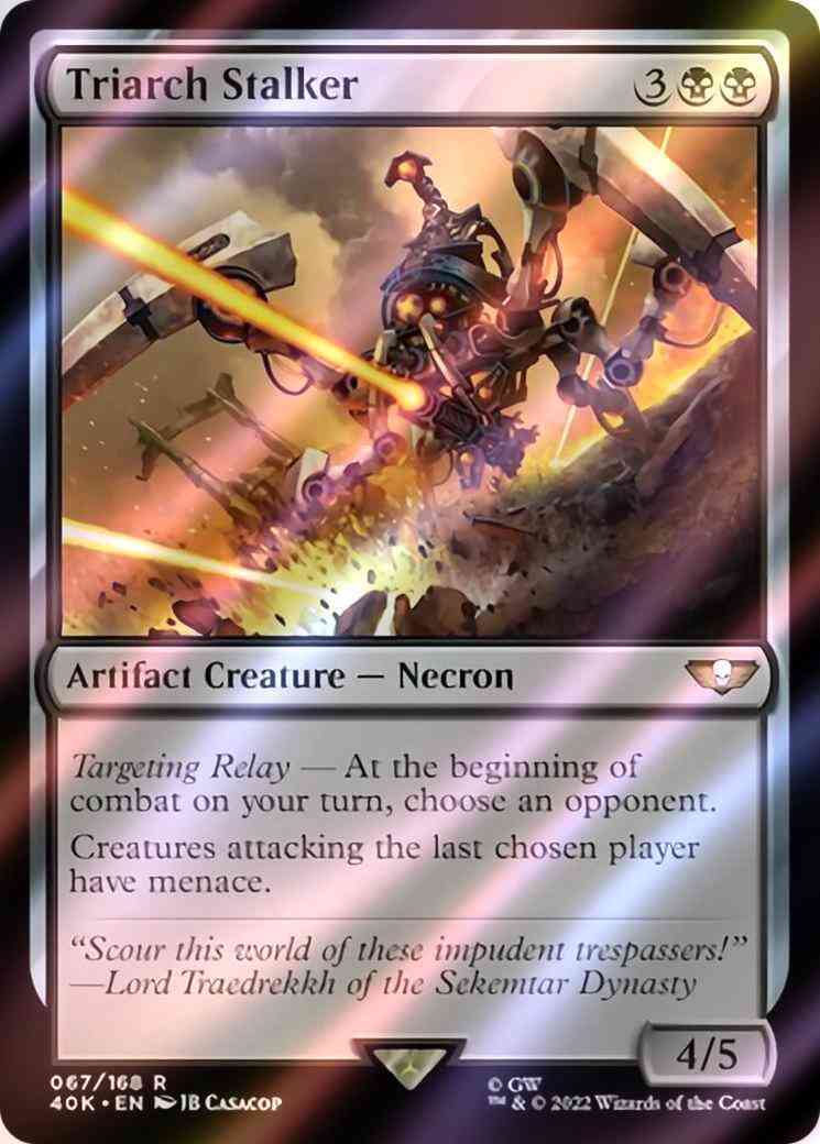 Triarch Stalker [67] [Universes Beyond: Warhammer 40,000] [Surge Foil]