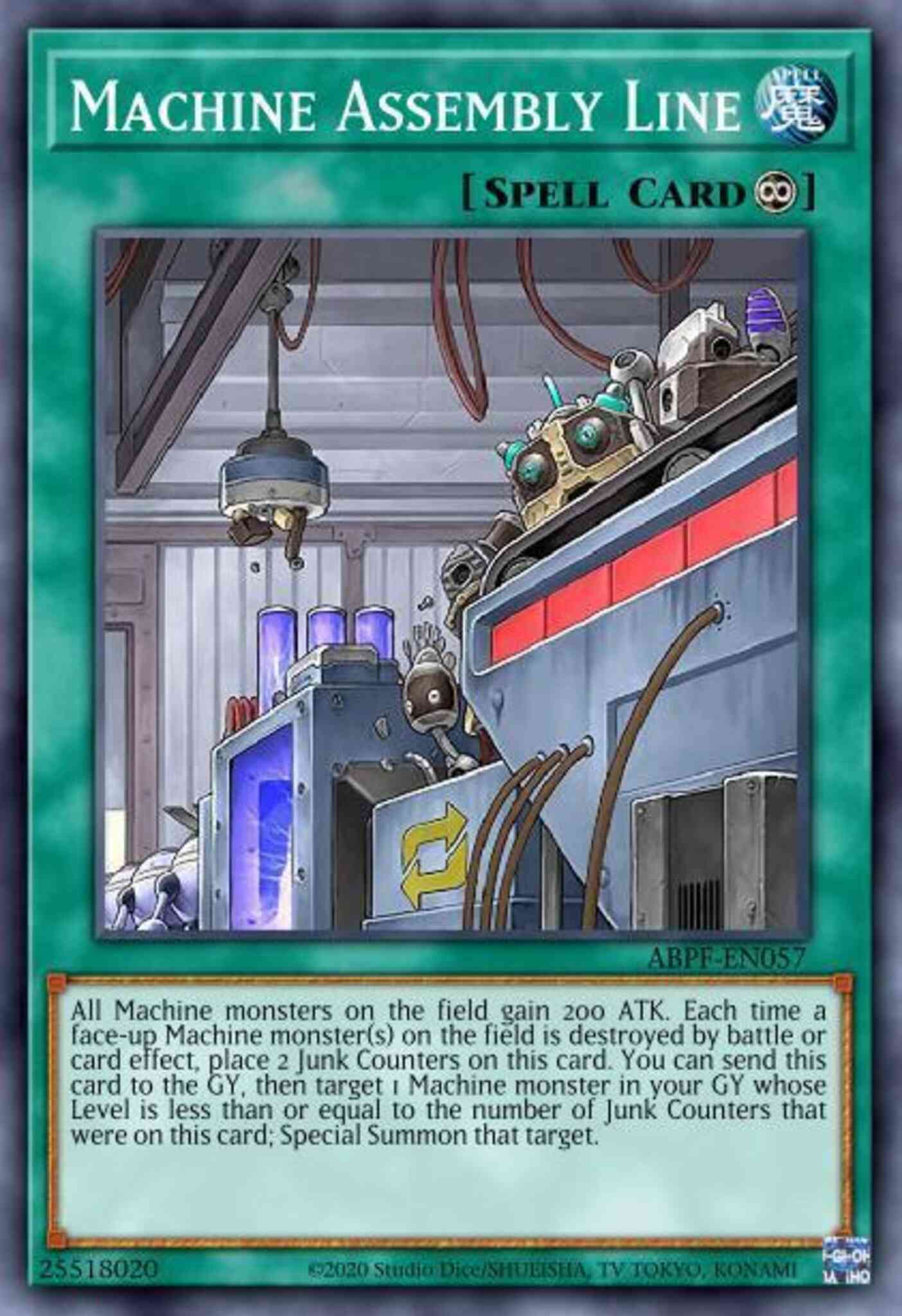 Machine Assembly Line (Purple) - DL16-EN014 - Rare - Unlimited
