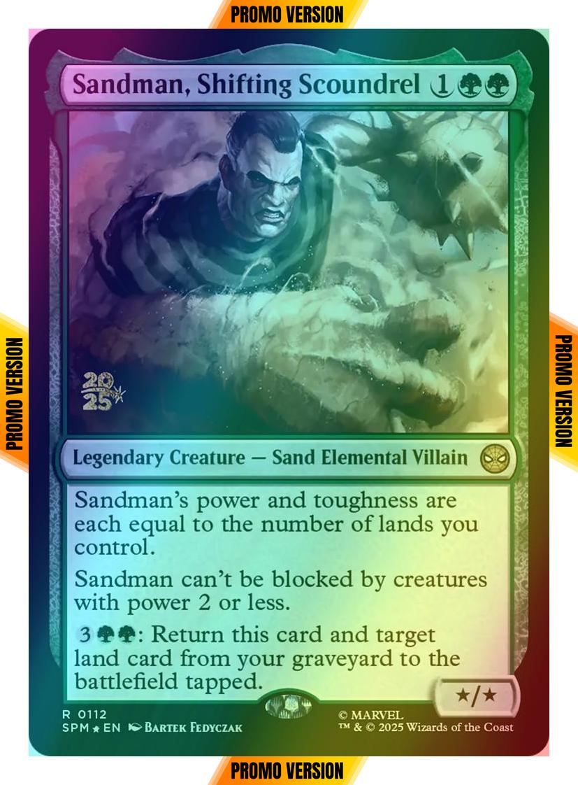 Sandman, Shifting Scoundrel [112s] [Marvel's Spider-Man: Promos] [Foil]