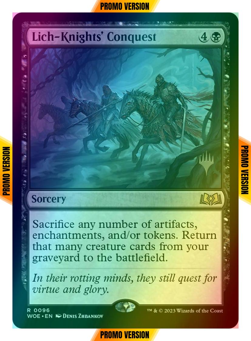 Lich-Knights' Conquest [96p] [Promo Pack] [Wilds of Eldraine: Promos] [Foil]