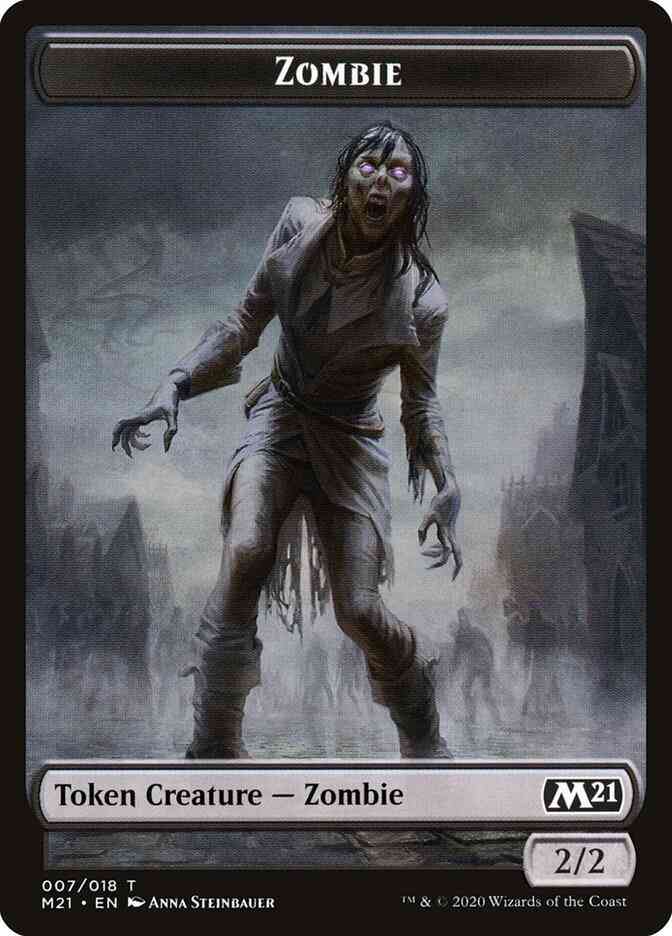 Zombie Token [07] [Core Set 2021 Tokens] [Non-Foil]