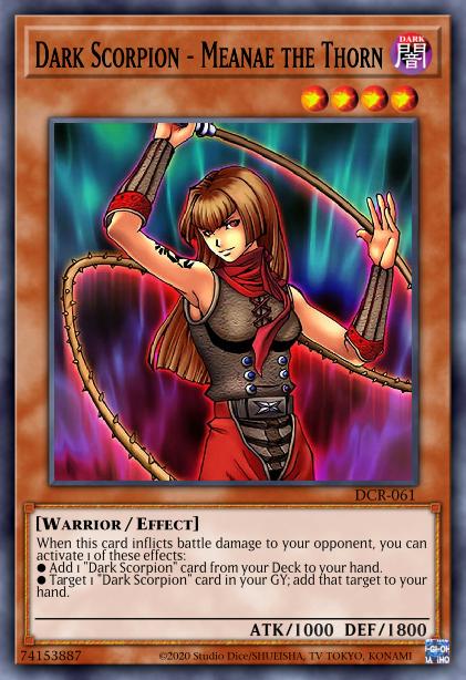Dark Scorpion - Meanae the Thorn - SBCB-EN156 - Common - 1st Edition