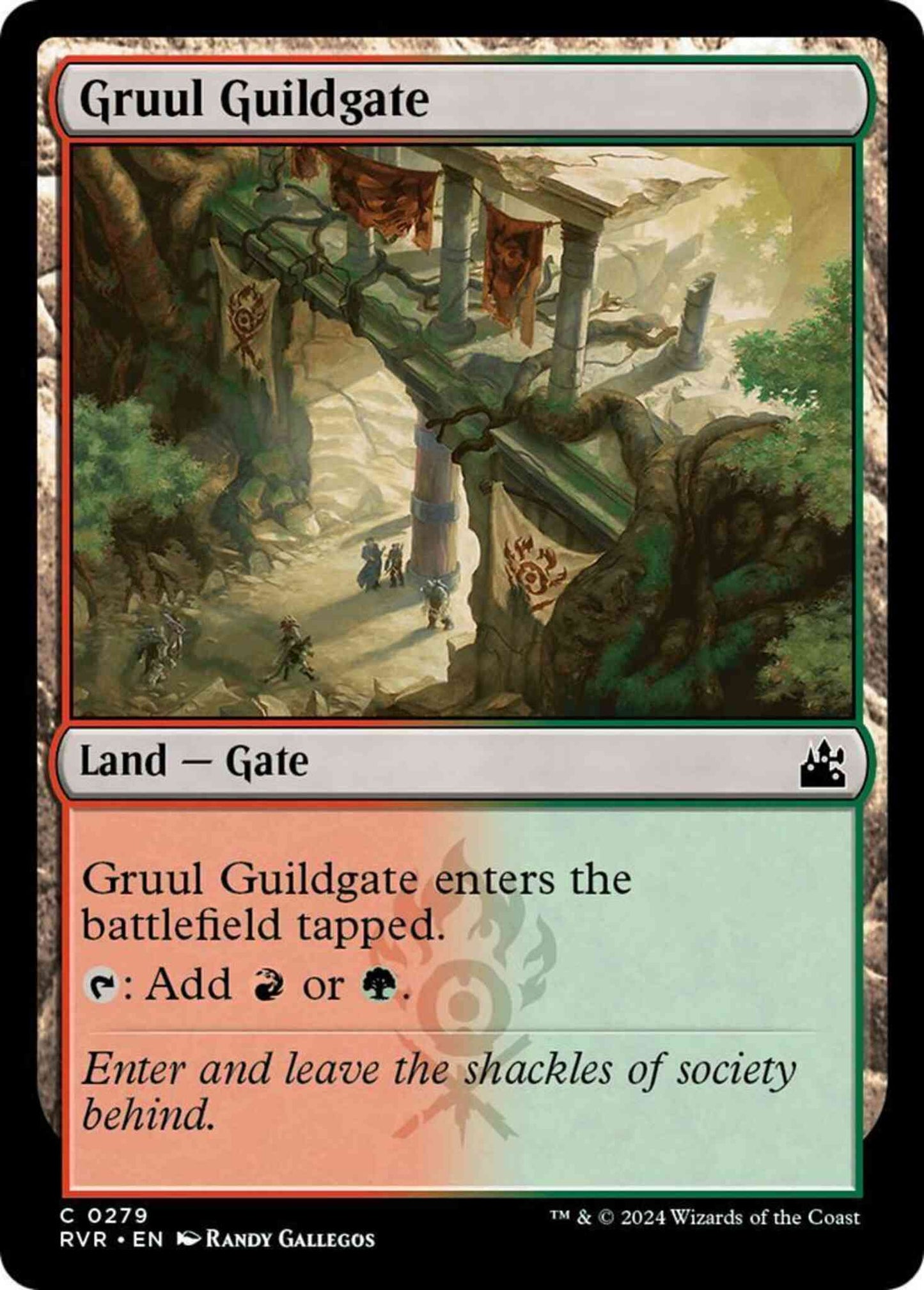 Gruul Guildgate [279] [Ravnica Remastered] [Non-Foil]