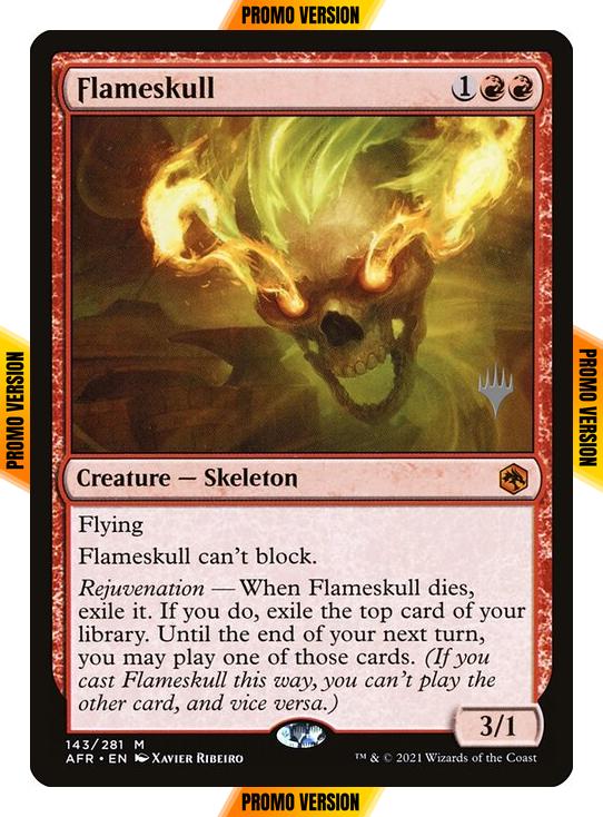 Flameskull [Promo Pack] [143p] [Adventures in the Forgotten Realms Promos] [Non-Foil]