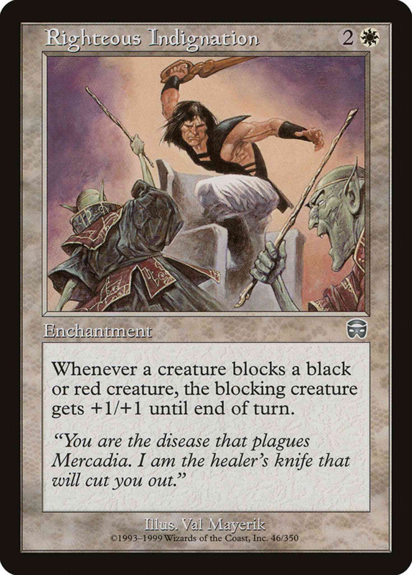 Righteous Indignation [46] [Mercadian Masques] [Non-Foil]