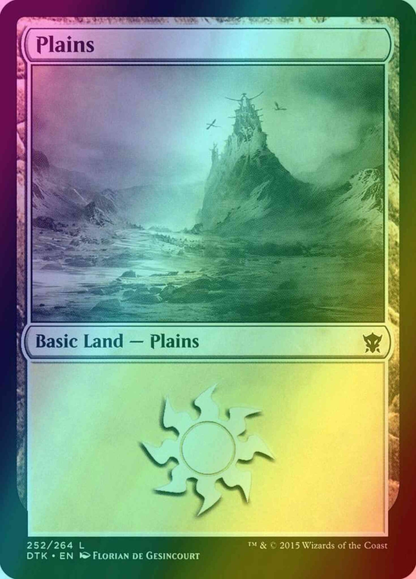 Plains [252] [Dragons Of Tarkir] [Foil]