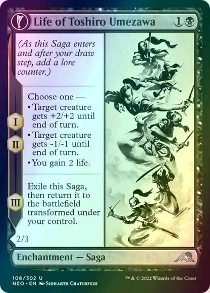 Life of Toshiro Umezawa // Memory of Toshiro [108] [Kamigawa: Neon Dynasty] [Foil]