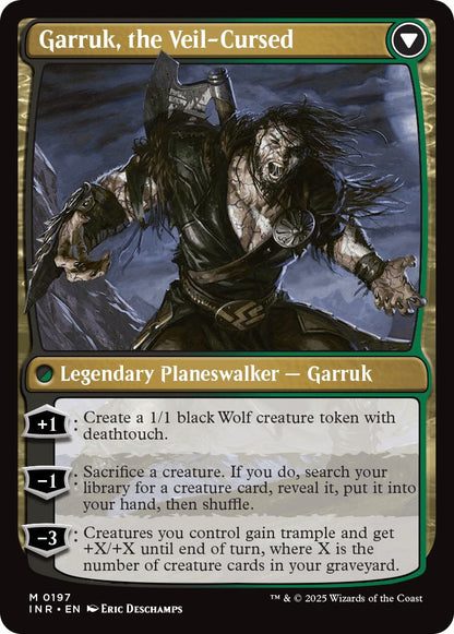 Garruk Relentless // Garruk, the Veil-Cursed [197] [Innistrad Remastered] [Foil]