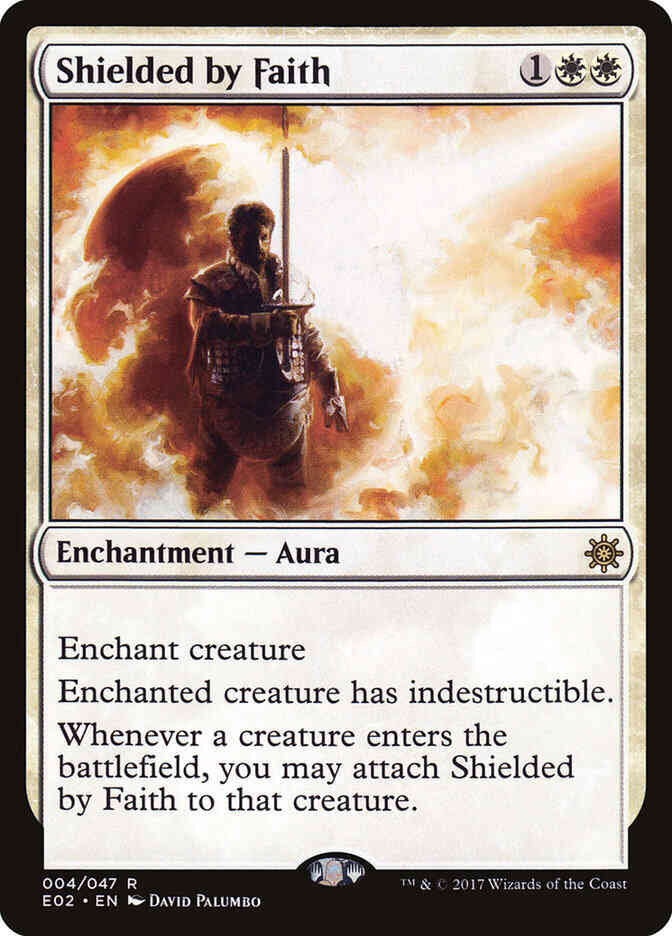 Shielded by Faith [4] [Explorers of Ixalan] [Non-Foil]