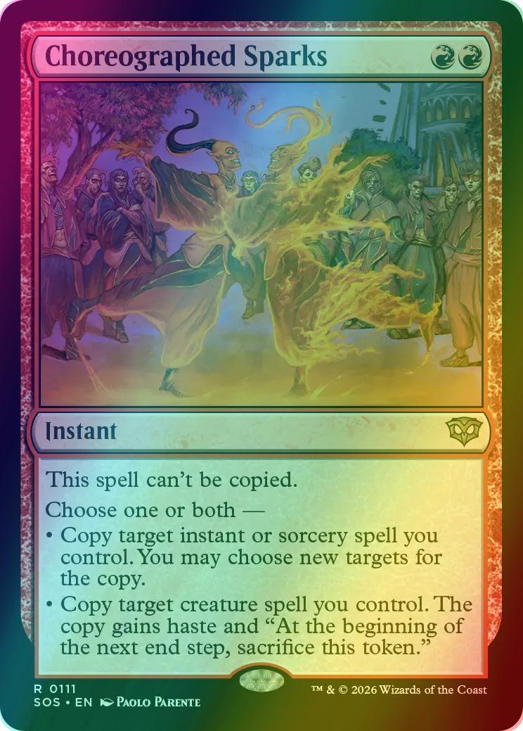 Choreographed Sparks [111] [Secrets of Strixhaven] [Foil]