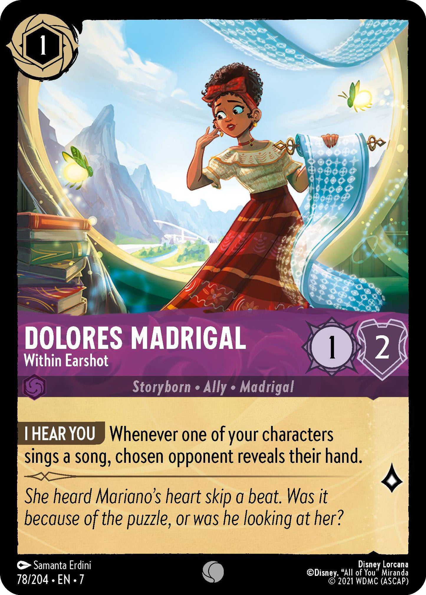 Dolores Madrigal - Within Earshot - 78/204 [Archazia's Island] [Non-Foil]