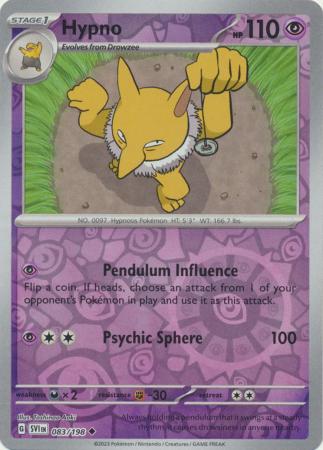 Hypno - 083/198 - Uncommon [sv01-083] [Reverse Holo]