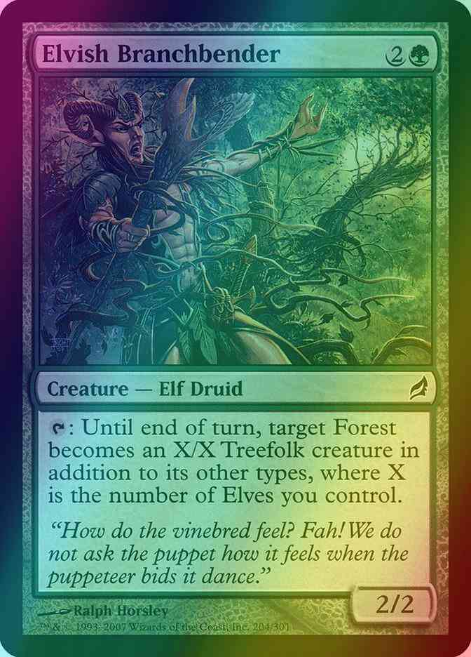 Elvish Branchbender [204] [Lorwyn] [Foil]