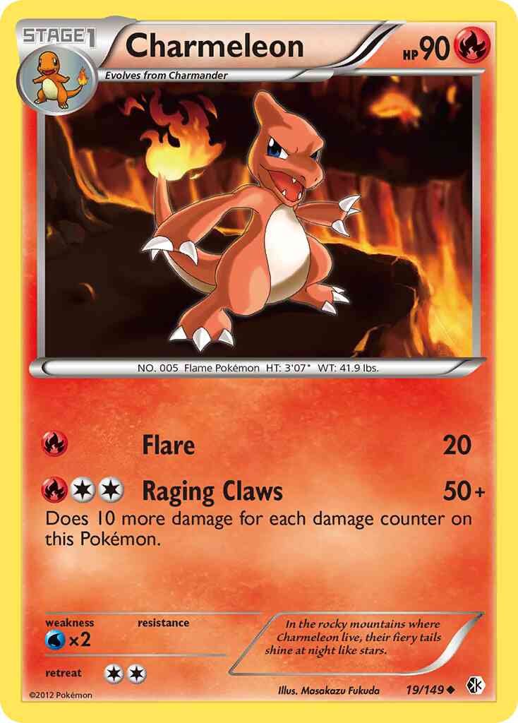 Charmeleon - 19/149 - Uncommon [bw7-19] [Non-Holo]