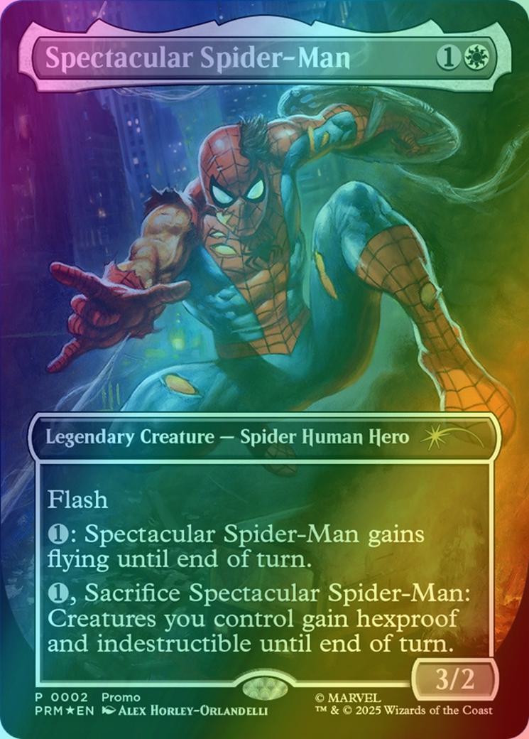 Spectacular Spider-Man [2025-16] [Borderless] [Media and Collaboration Promos] [Foil]