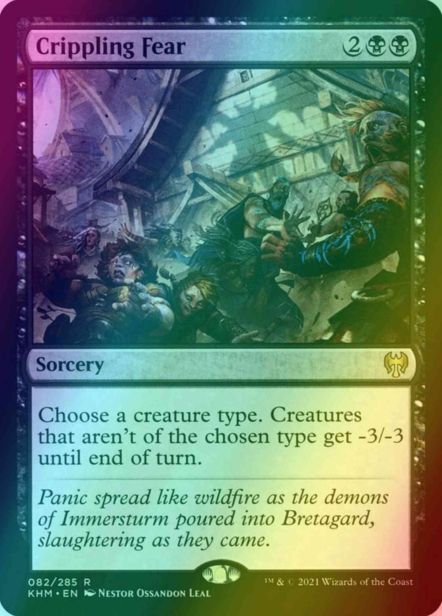 Crippling Fear [82] [Kaldheim] [Foil]
