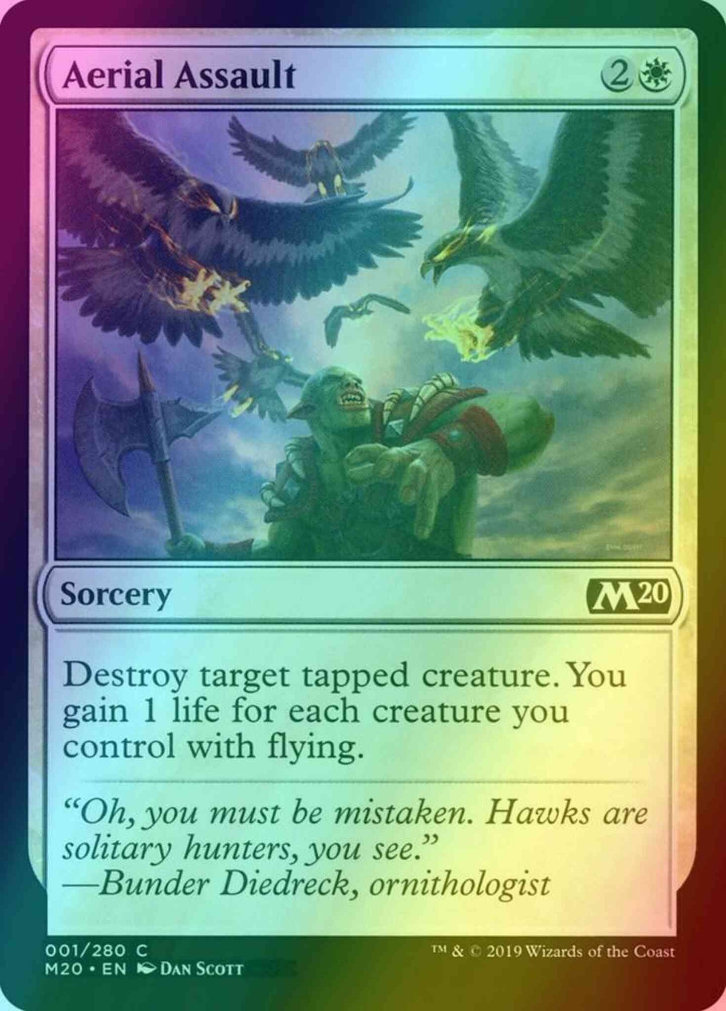 Aerial Assault [1] [Core Set 2020] [Foil]