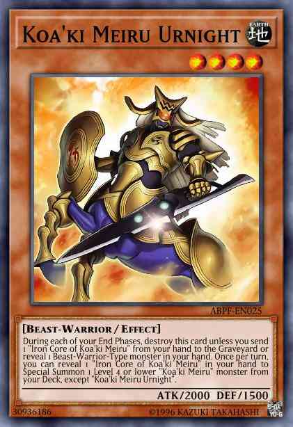 Koa'ki Meiru Urnight - ABPF-EN025 - Ultra Rare - Unlimited
