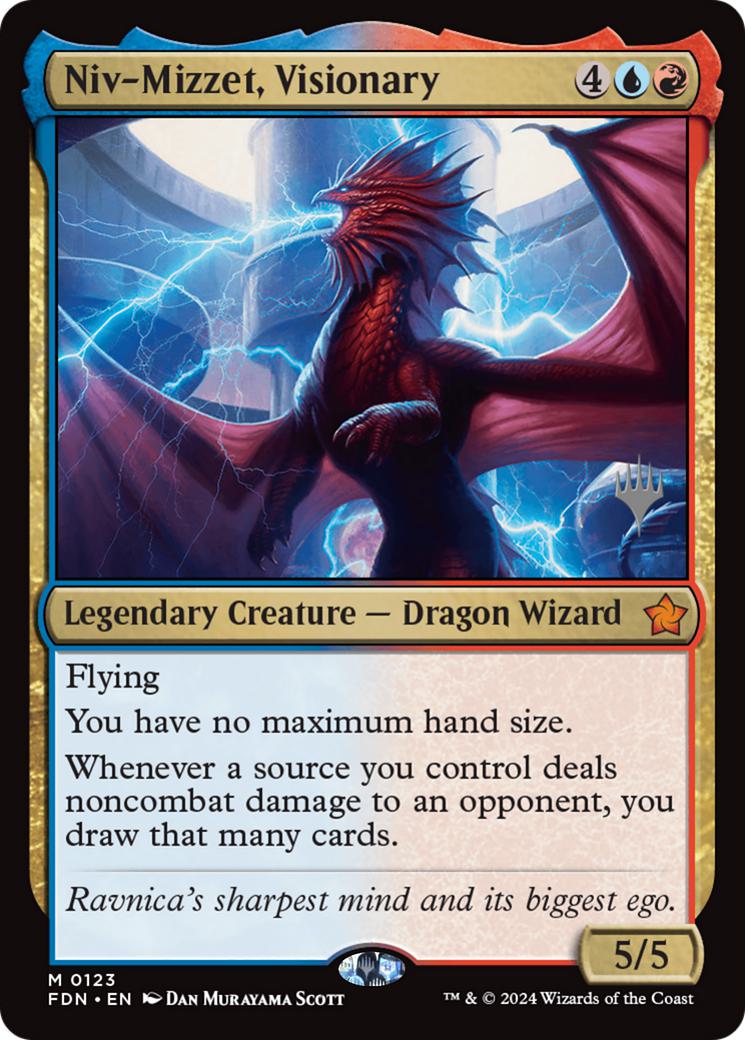 Niv-Mizzet, Visionary [123p] [Promo Pack] [Foundations: Promos] [Non-Foil]