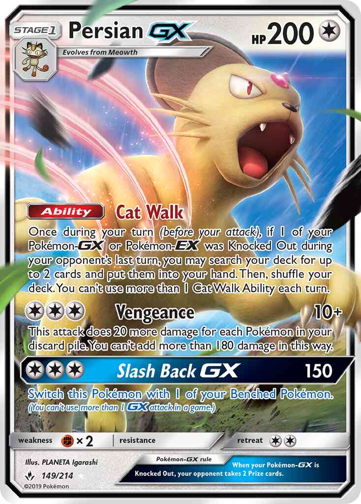Persian-GX - 149/214 - Rare Holo GX [sm10-149] [Ultra]