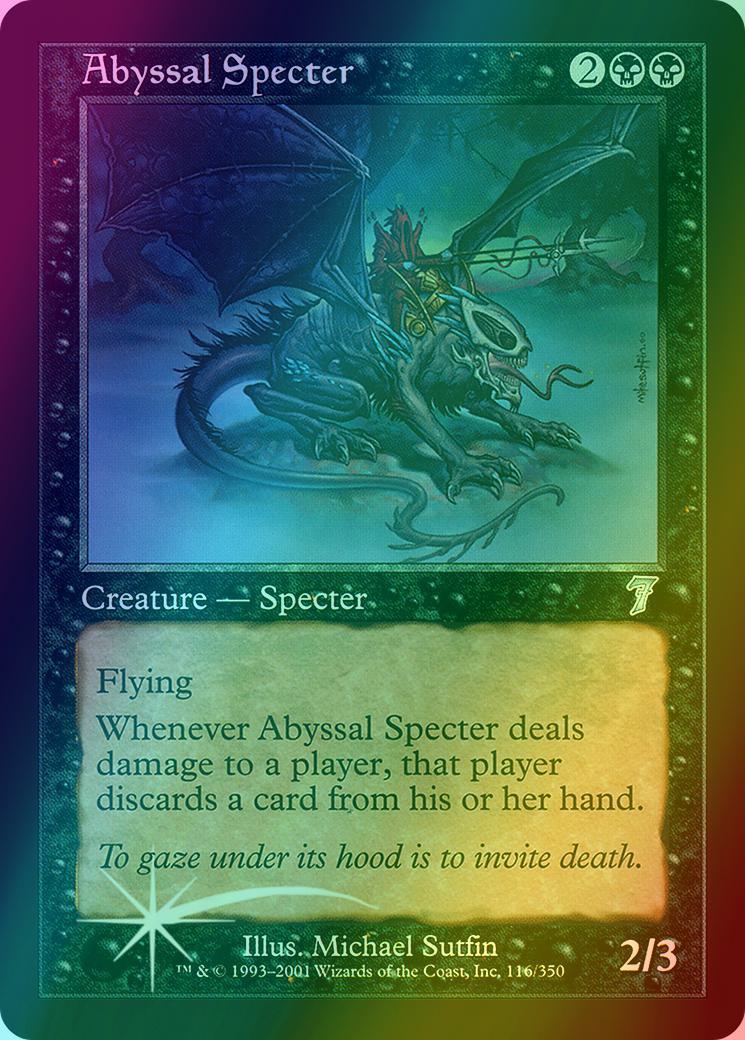 Abyssal Specter [116x] [Seventh Edition] [Foil]