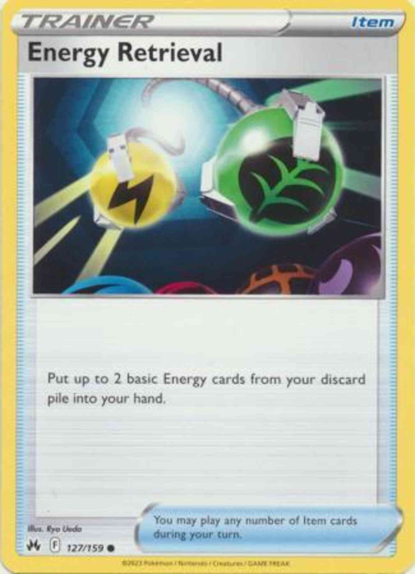 Energy Retrieval - 127/159 - Common [swsh125-127] [Non-Holo]