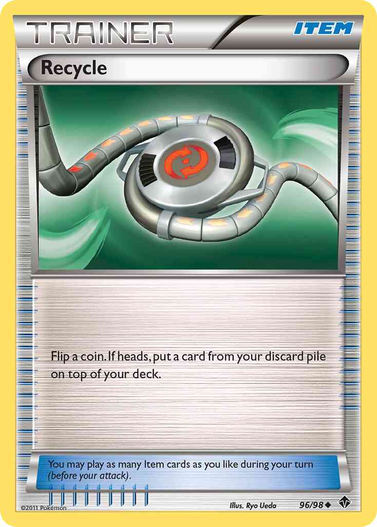 Recycle - 96/98 - Uncommon [bw2-96] [Reverse Holo]