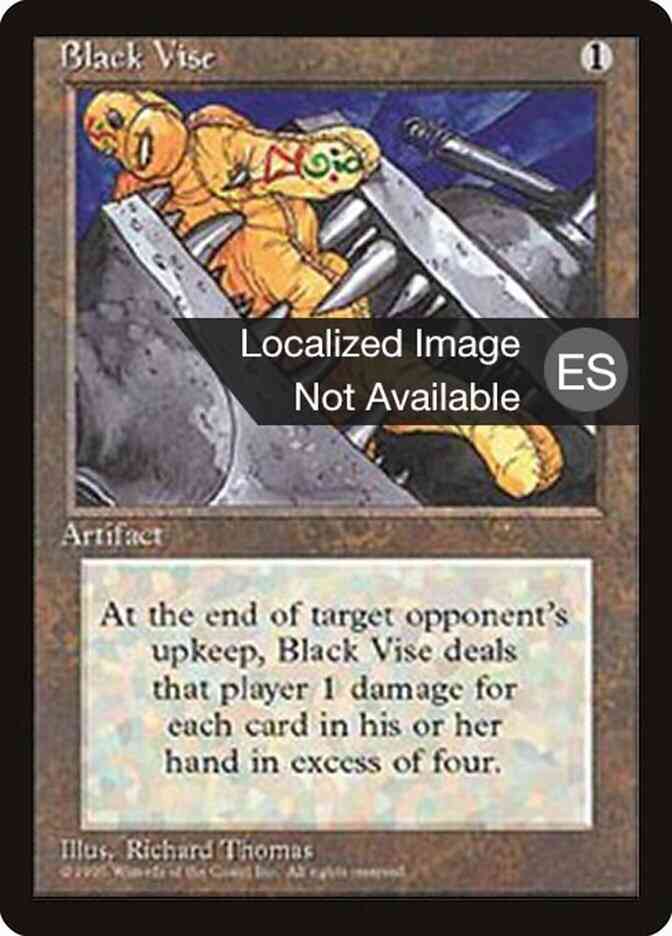 Black Vise - Portuguese [299] [Fourth Edition Black Border: Portuguese] [Non-Foil]