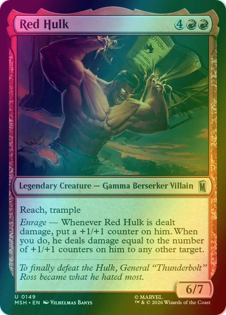 Red Hulk [149] [Marvel Super Heroes] [Foil]