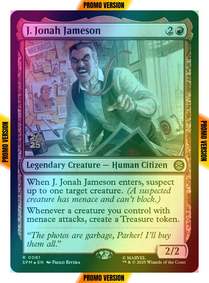 J. Jonah Jameson [81s] [Marvel's Spider-Man: Promos] [Foil]