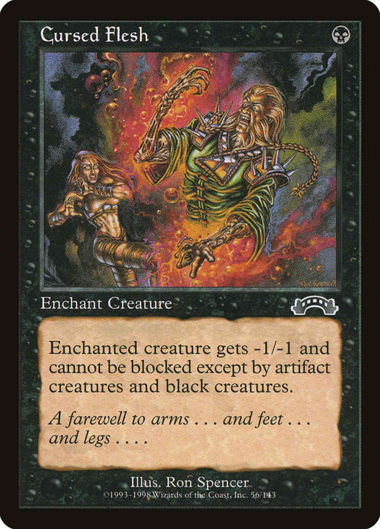 Cursed Flesh [56] [Exodus] [Non-Foil]
