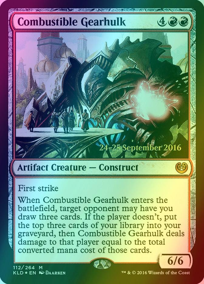 Combustible Gearhulk [112s] [Kaladesh Promos] [Foil]