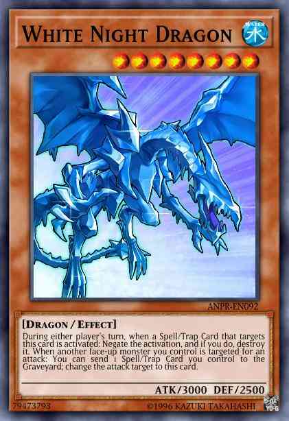 White Night Dragon - BP02-EN083 - Mosaic Rare - Unlimited