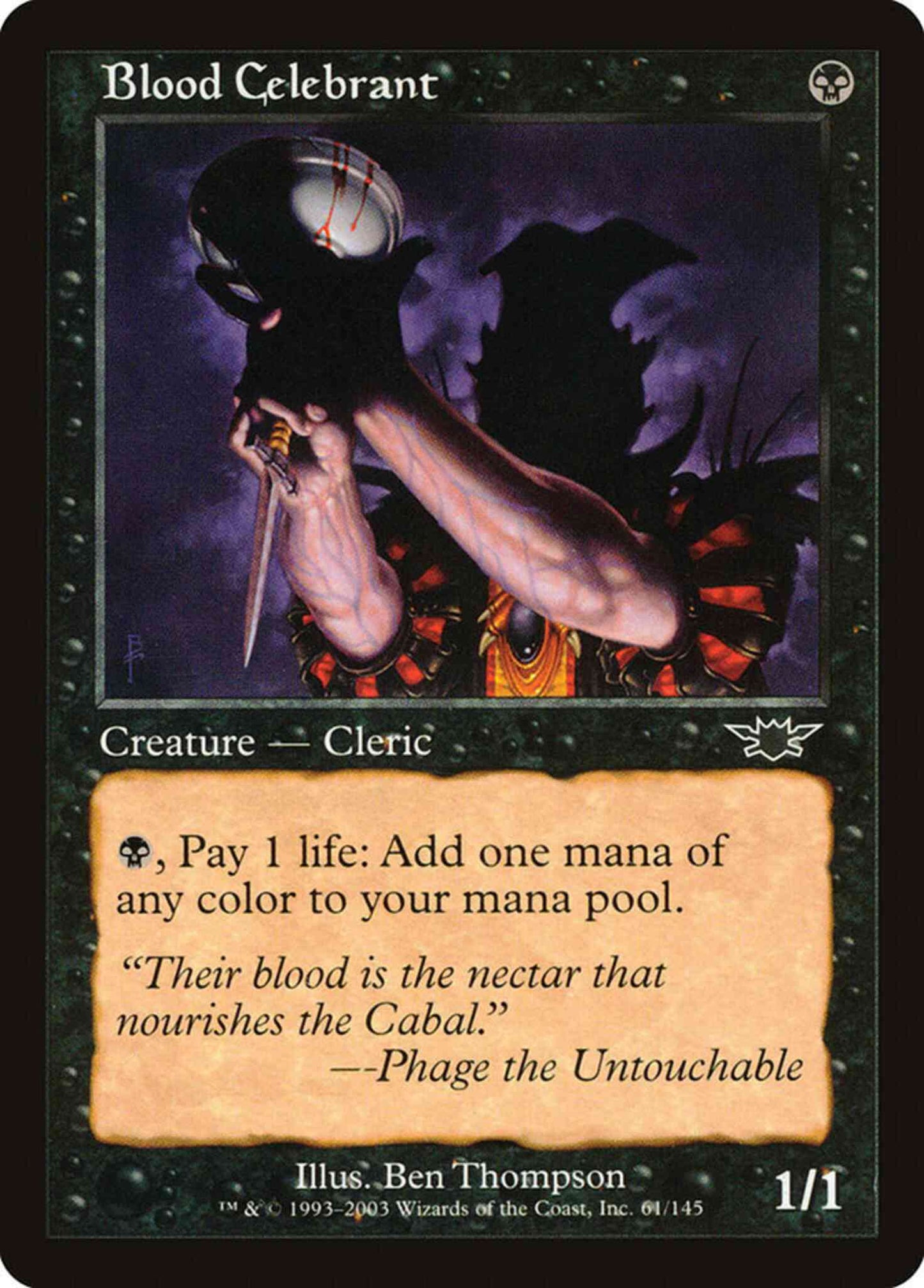 Blood Celebrant [61] [Legions] [Non-Foil]
