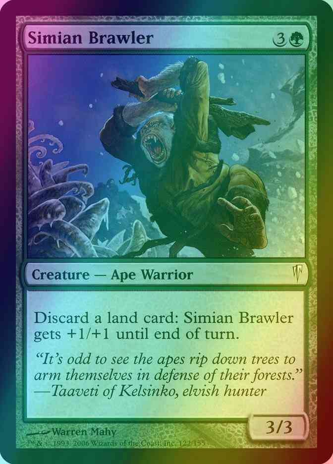 Simian Brawler [122] [Coldsnap] [Foil]