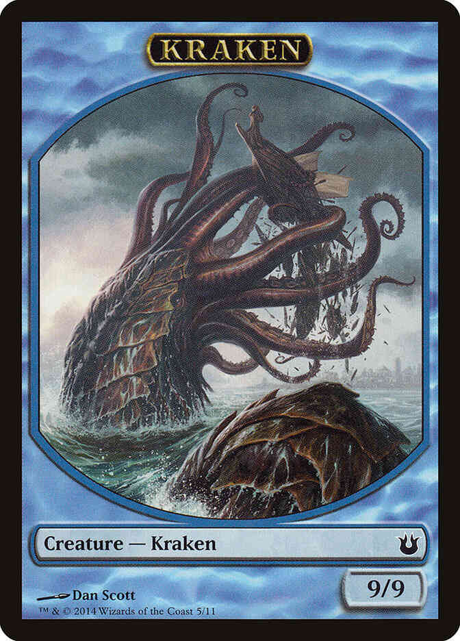 Kraken Token [05] [Born of the Gods Tokens] [Non-Foil]