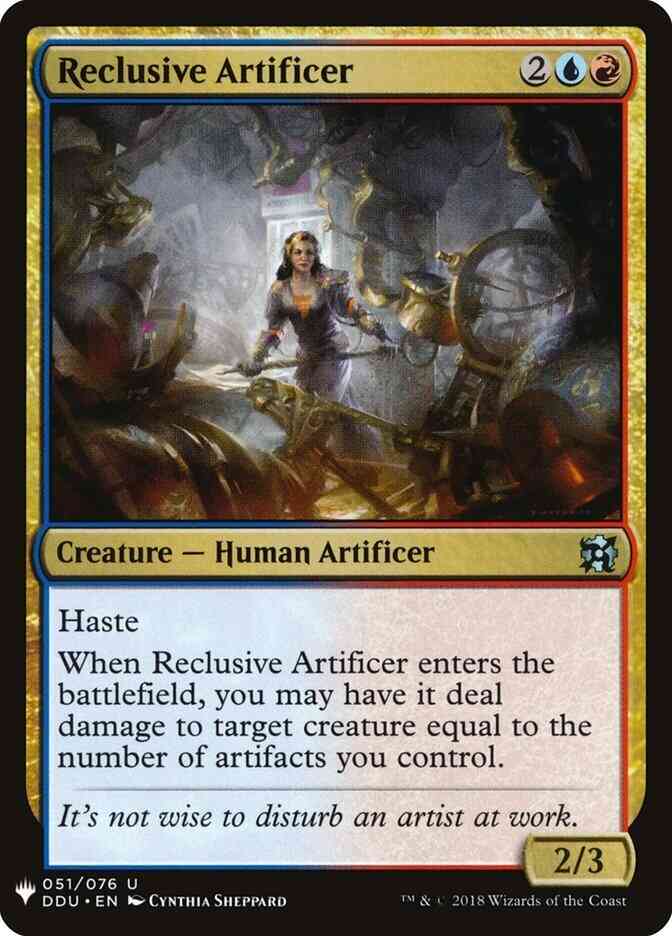 Reclusive Artificer [DDU-51] [The List] [Non-Foil]