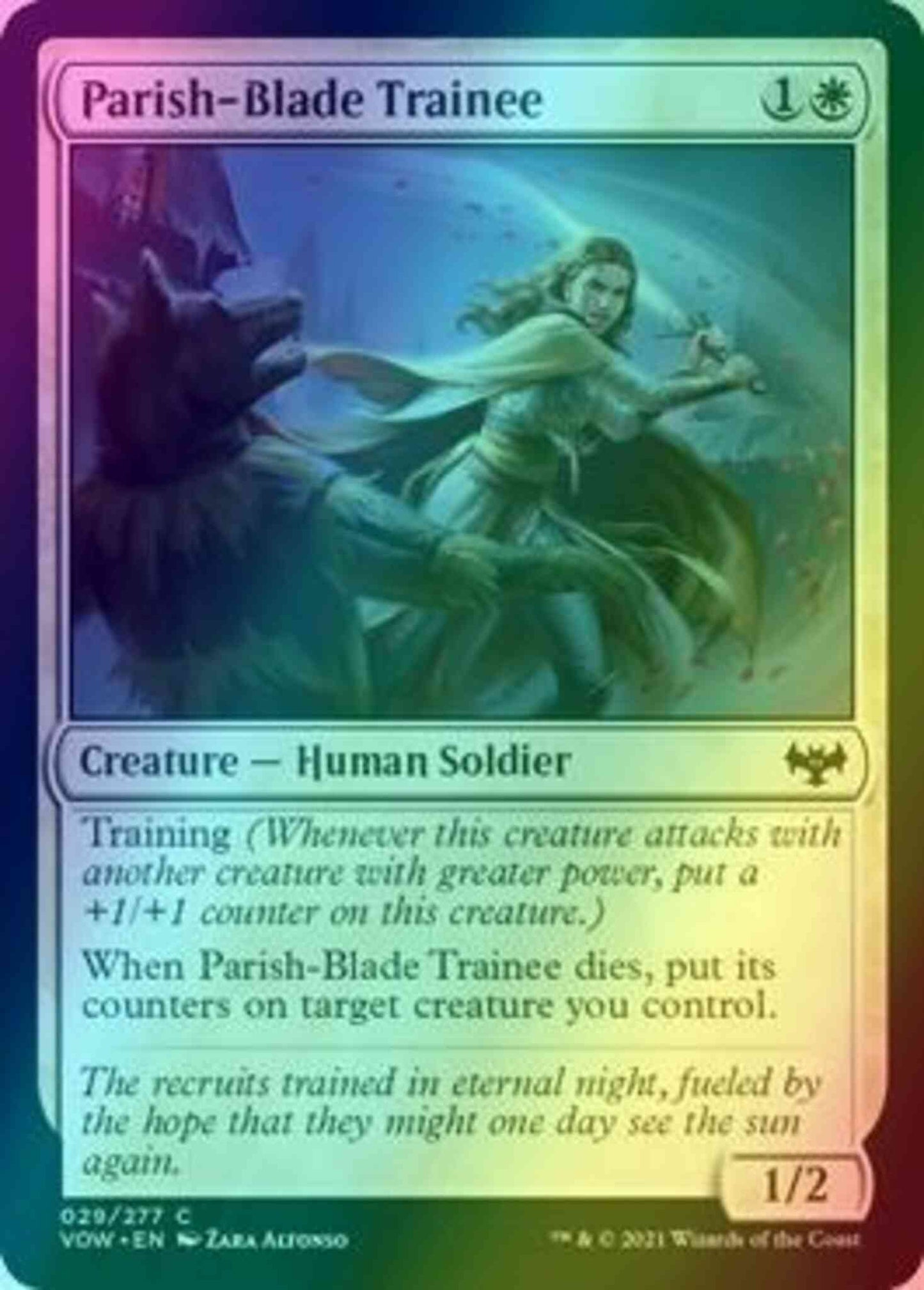 Parish-Blade Trainee [29] [Innistrad: Crimson Vow] [Foil]
