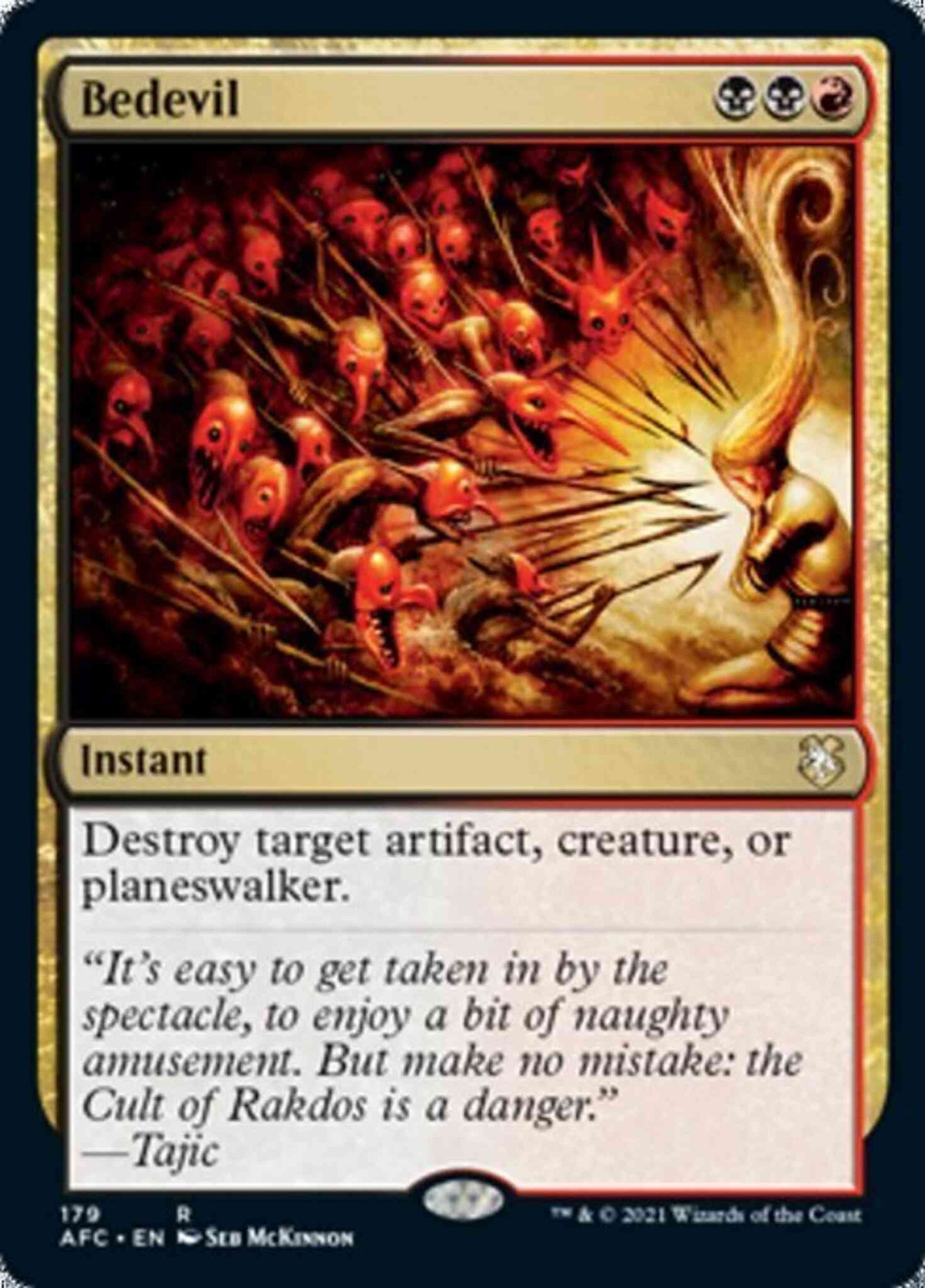Bedevil [179] [Adventures in the Forgotten Realms Commander] [Non-Foil]